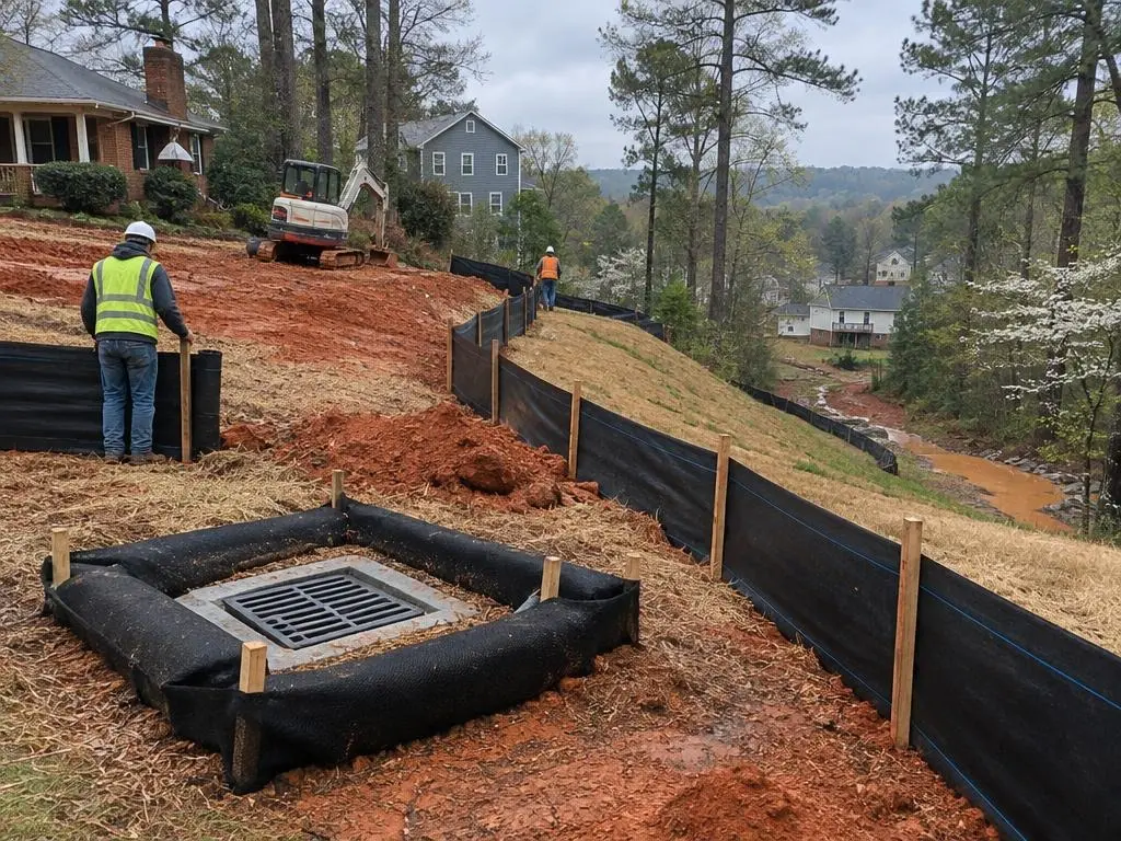 Silt Fence & Perimeter Sediment Control in Atlanta, GA